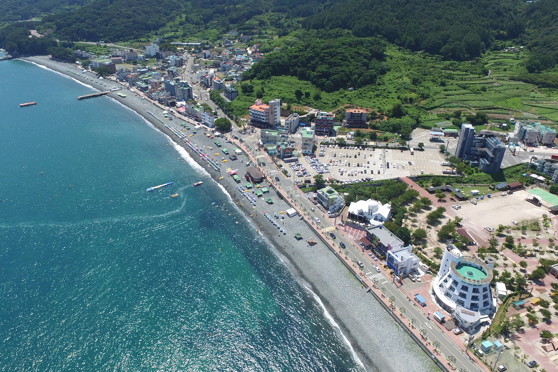 학동 흑진주 몽돌해변